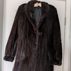 Classic Dark Brown Fur Coat